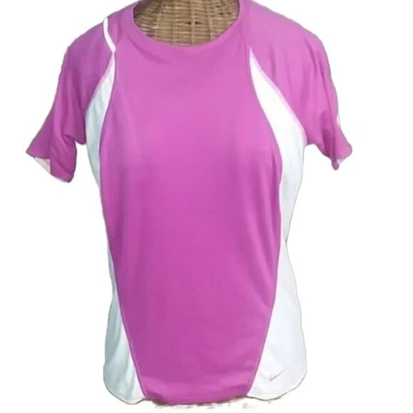 Nike Dri-fit Purple y2k Crewneck T-shirt - Picture 1 of 5